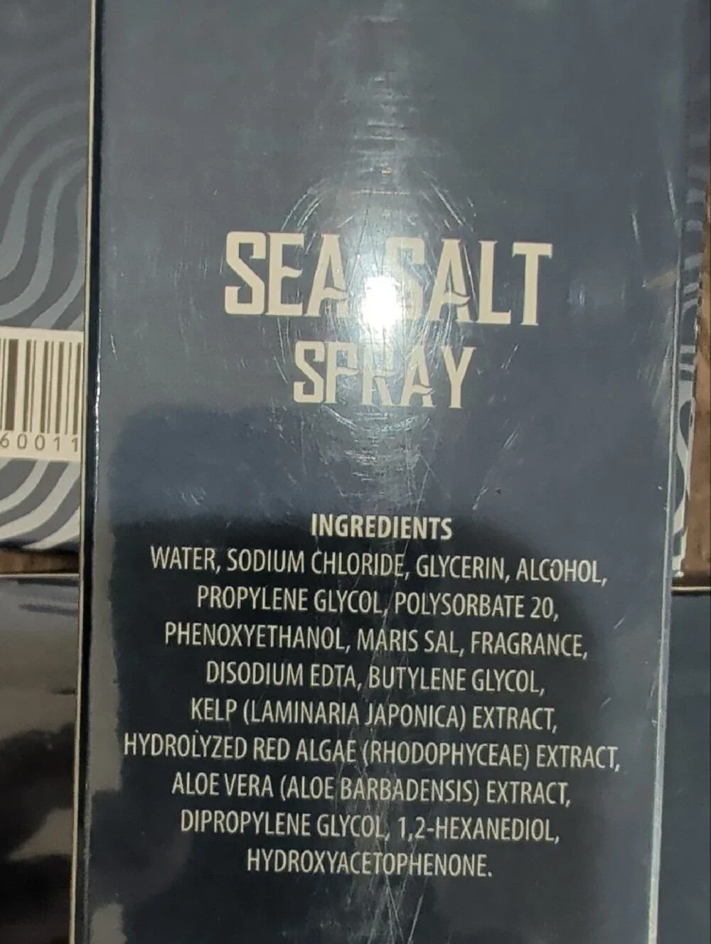 Nique Sea Salt Spray - Deep Navy & Silver Packaging